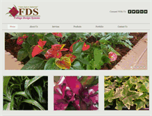 Tablet Screenshot of foliagedesignhsv.com